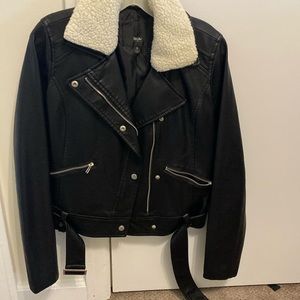 Never worn Motto faux leather jacket
